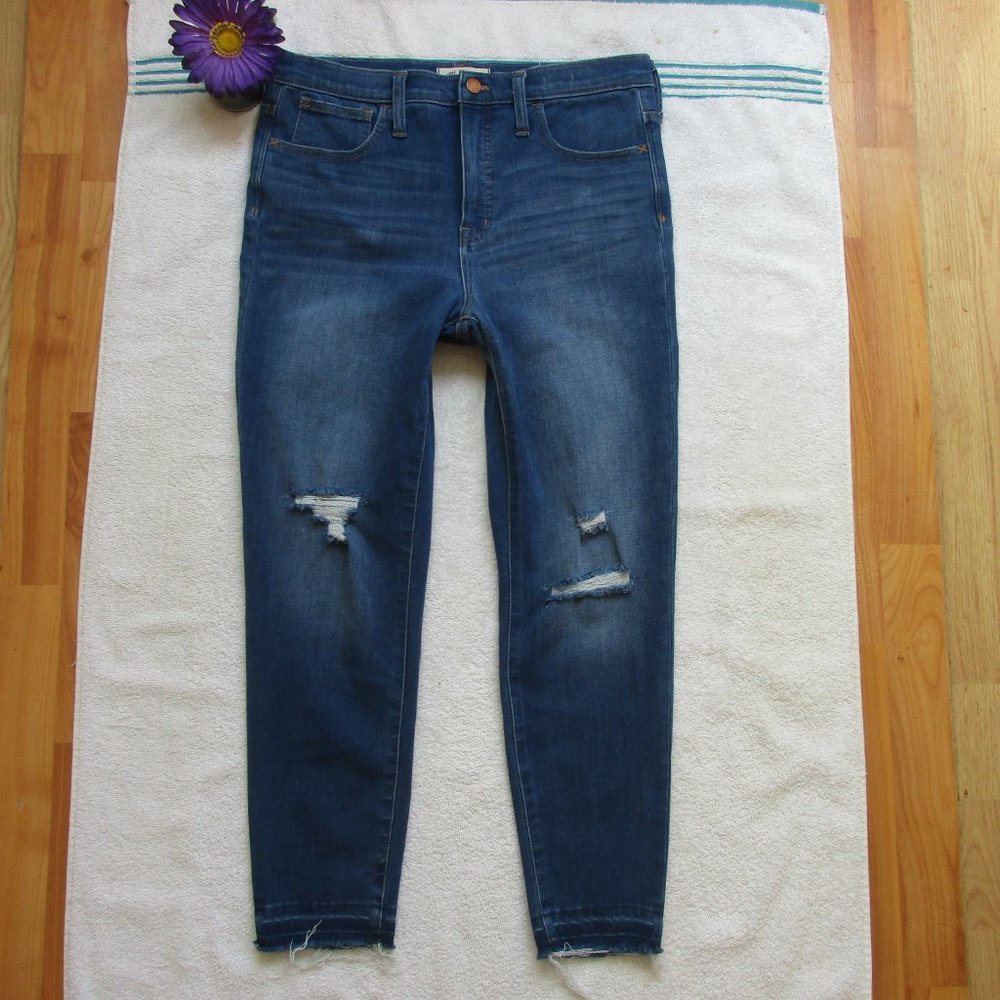 MADEWELL Jeans Size 30 High Rise Skinny Denim - Picture 6 of 14